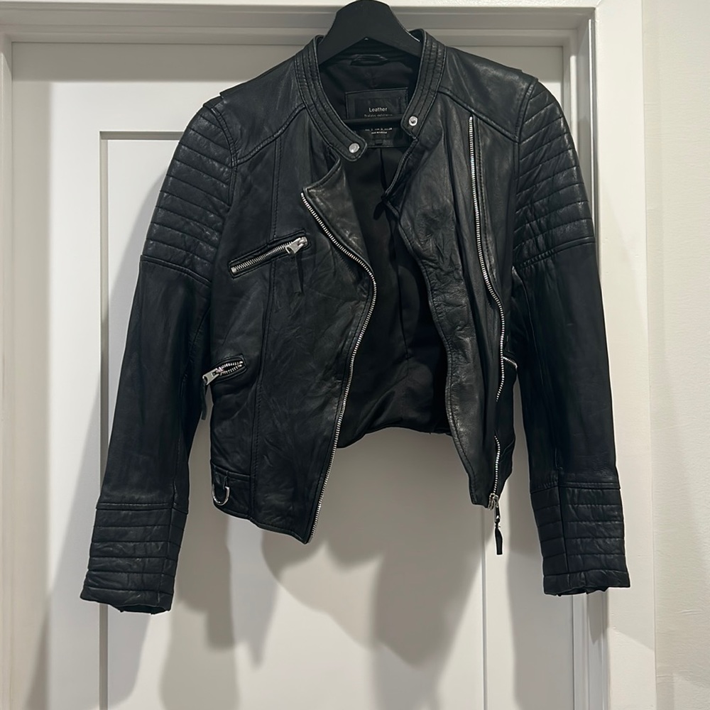 Leather Zara Trafaluc Outerwear Jacket